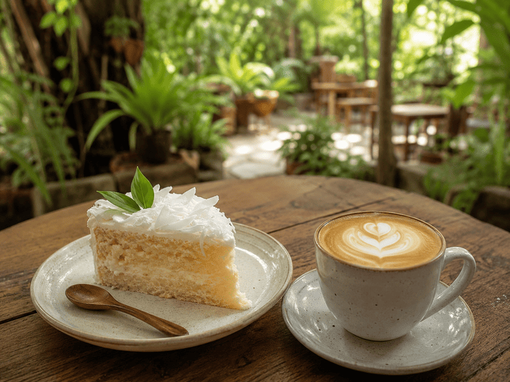 กาแฟและขนมหวาน